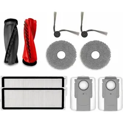 Roboparts Zubehör Set für Roborock Qrevo Curv/Qrevo Edge 5V1/S5V, Staubsauger Roboter Zubehör