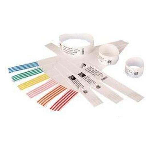 Zebra Z-BAND DIRECT ADULT 25X279MM (1.91 cm, Weiss) (10006997K)
