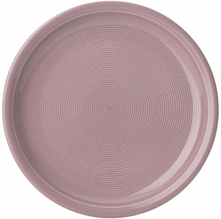 Frühstücksteller THOMAS PORZELLAN "Trend 6 Stück", rosa (lila), H:2,3cm Ø:20cm, Porzellan, Speiseteller, Frühstücksteller lila 20cm