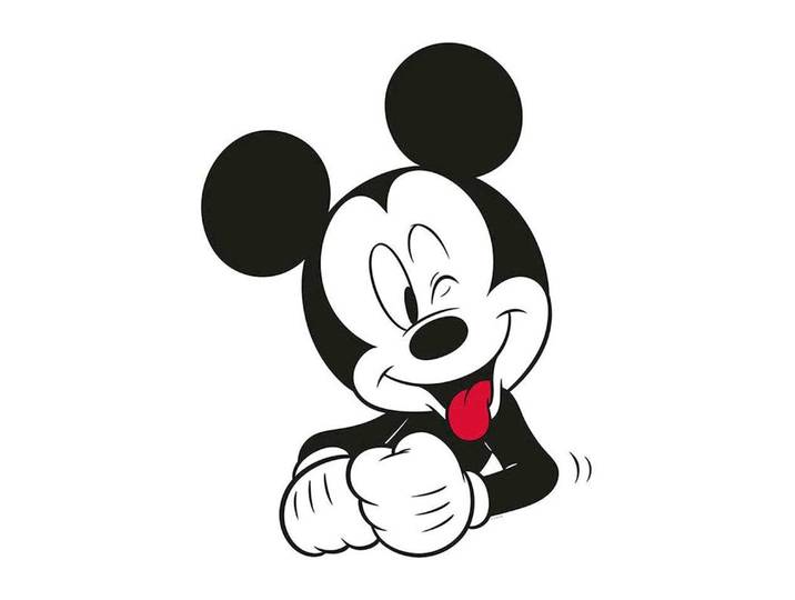 Bild KOMAR Mickey Mouse Funny , grün (farbe bild(er): grün), B:30cm H:40cm, Holz, Papier, Bilder, Bild, Wandbild zur Dekoration im Kinderzimmer - ohne Rahmen