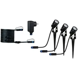 Paulmann LED-Erdspieß Plug&Shine Alu, Eisen, Stahl & Metall