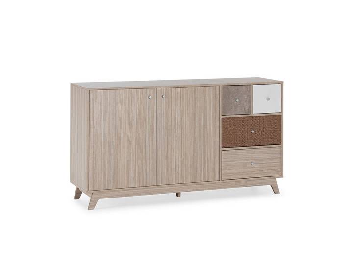 SIDEBOARD Maia 2 türen 4 bunten schubladen