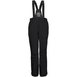 Killtec, Damen, Skihosen, Damen Funktionshose/Skihose mit abnehmbaren Trägern, Kantenschutz und Schneefang - KSW 249 W (40), Schwarz