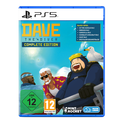 SILVER LINING Spielesoftware "PS5 Dave the Diver - Complete", weiß, neutral, PlayStation 5, Spielesoftware