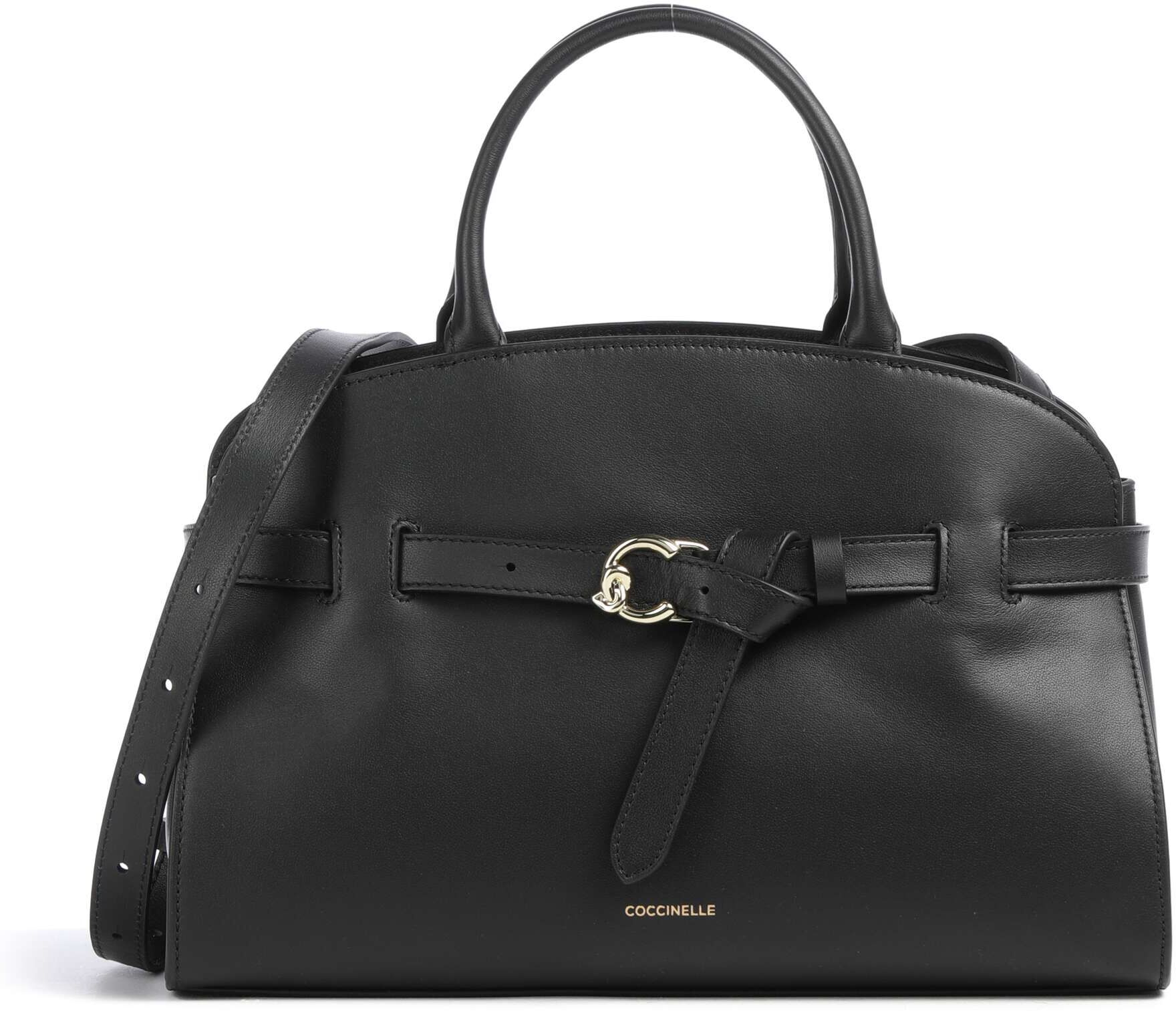 Coccinelle Sabine Handtasche aus Leder, schwarz