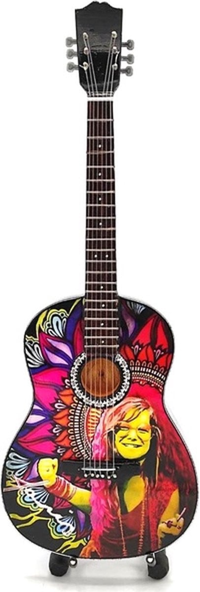 Mini Gitaar Janis Joplin Decoratie Miniatuur Instrument 25 cm