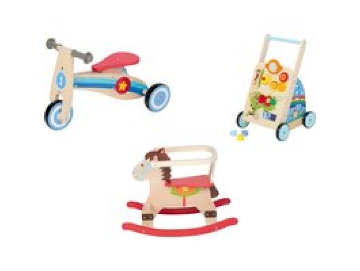 PLAYTIVE Draisienne, chariot de marche ou cheval à bascule