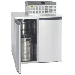 NORDCAP Fasskühler FK 4-XL, RAL 9006 (Weißaluminium), ohne Maschinenaufsatz