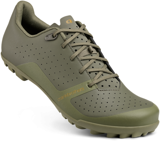 Crankbrothers Scarpe trail gravel bikepacking  clip-in CANDY GRAVEL XC LACE GREEN