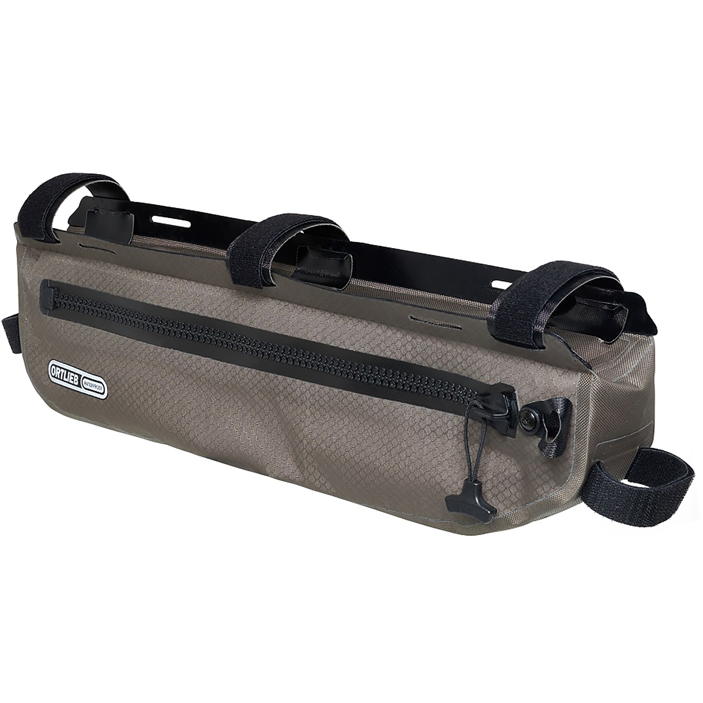 Ortlieb Frame-Pack Toptube Bikepackingtasche Fahrradtaschen grau Größe 4L Camping Wasserdicht