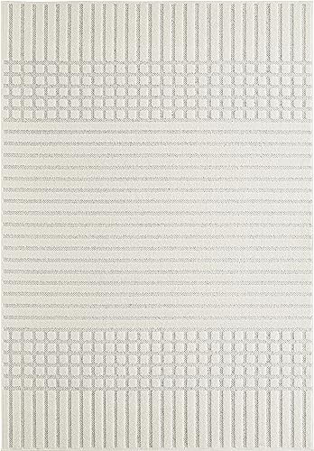 Andiamo Vloerkleed Layton Klassiek Design Beige/Grijs/Wit 160 x 230 cm