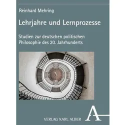Lehrjahre und Lernprozesse, Sachbücher von Reinhard Mehring