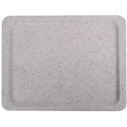 AmerBox Polyestertablett für Selbstbedienungsrestaurants, GN 1/1, Granit, 530x32...