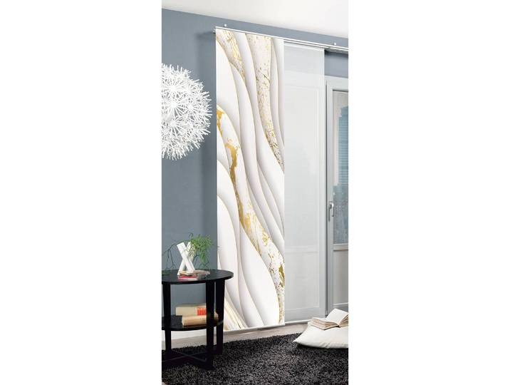 Schiebevorhang Guldo 60 x 245cm Weiß