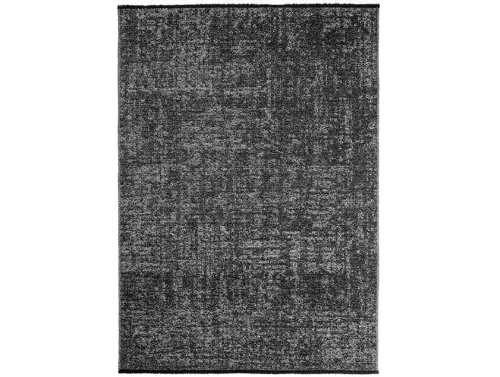 Tapis moderne tissage plat à franges - gris 240x340cm