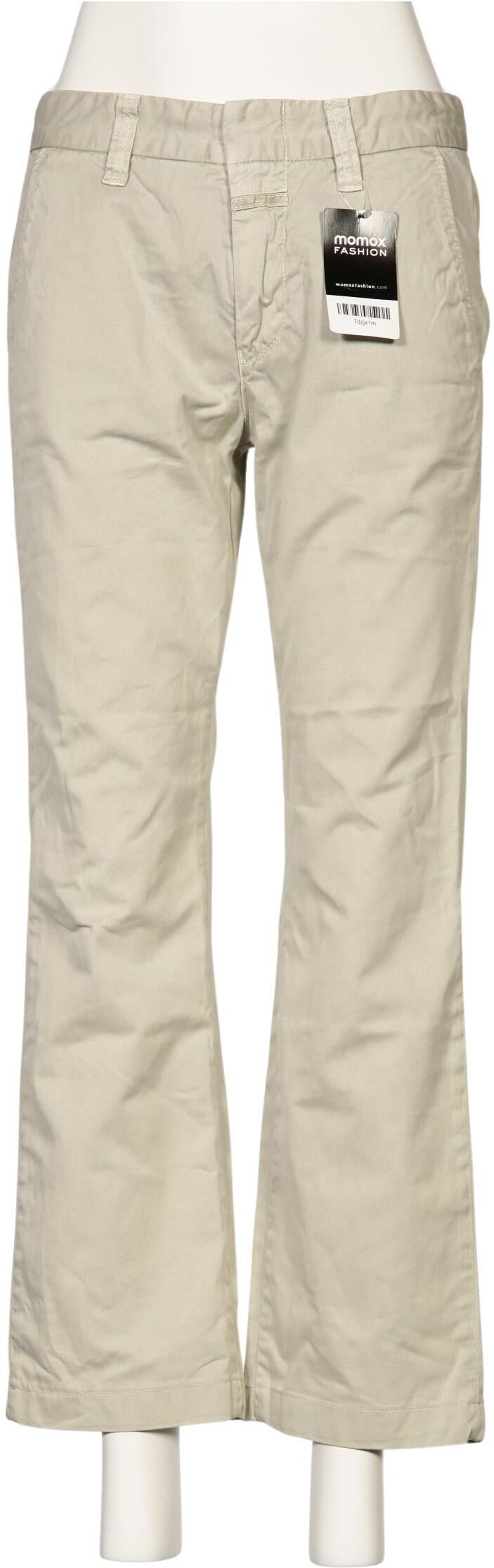 Closed Damen Stoffhose, Beige, Gr. W27, Baumwolle - Second Hand