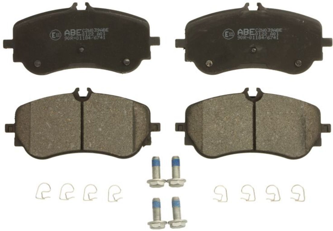 Abe Set di pastiglie freno C2W039, posteriore