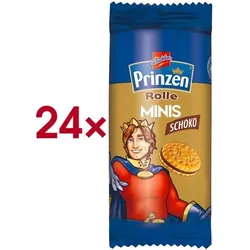 DeBeukelaer Prinzen Rolle Doppelkekse »Minis Schoko« Portionspackungen je 5 Kekse 24 Stück