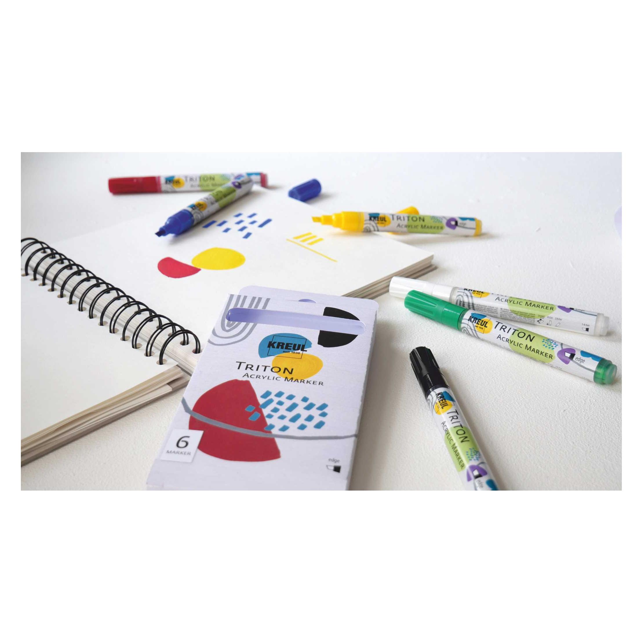 Kreul Triton Acrylic Paint Marker 6er Set (6x) (17890)