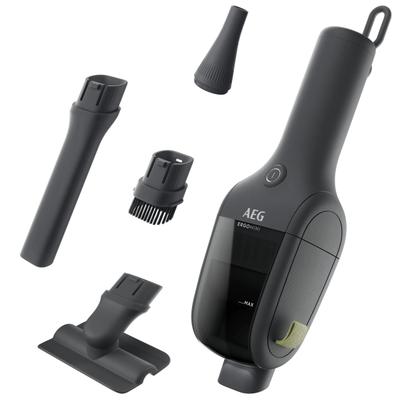 AEG Akku-Handstaubsauger "AH1EM10DG", schwarz (dunkelgrau), Akkusauger, nur 0,55 kg leicht, mit praktischer Blasfunktion