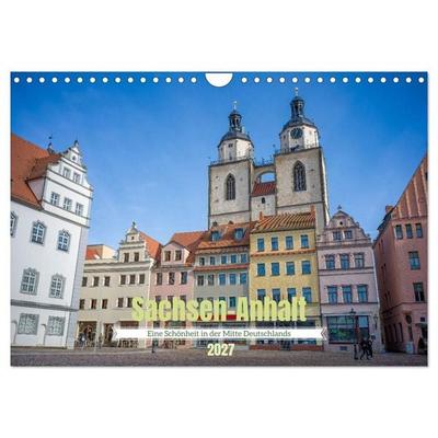 Sachsen-Anhalt - Eine Schönheit in der Mitte Deutschlands (Wandkalender 2027 DIN A4 quer), CALVENDO Monatskalender