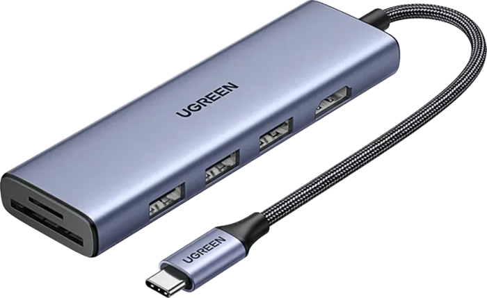 UGREEN 5-in-1 USB-C to HDMI/3*USB 3.0/PD