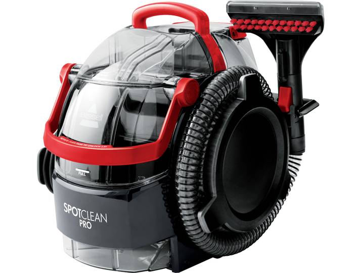 BISSELL Wasch-Sauger 1558N, SpotClean Pro, leistungsstark, Dual-XLTank, >15kPa , rot (rot, schwarz), B:36cm H:35,6cm T:25cm, Mehrzwecksauger, reinigt Flecken auf Teppich, Polster,Treppe & Autositz wie ein Profi, Wasch-Sauger