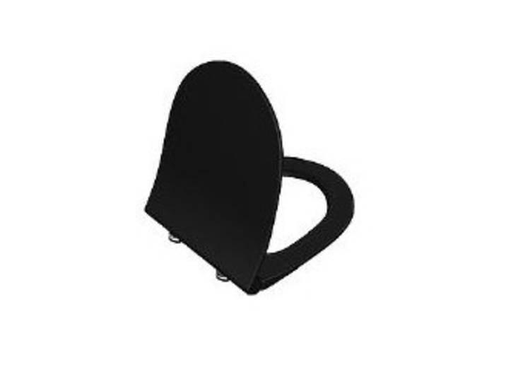 SENTO Abattant ultra-fin frein de chute noir mat (120-083R009)