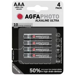 AgfaPhoto Ultra LR03 Micro (AAA)-Batterie Alkali-Mangan 1.5 V 4 St. 110-821856