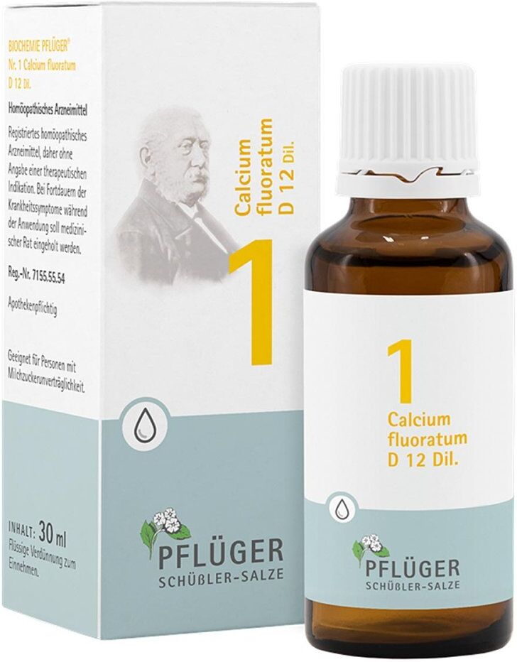 Biochemie Pflüger 1 Calcium fluor.D 12 Tropfen