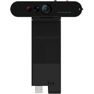 Lenovo Webcam ThinkVision MC60 Monitor-Webcam, USB-A, mit Mikrofon und Abdeckung, Full-HD (1080p)