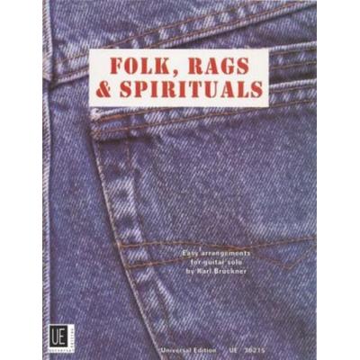 Folk, Rags & Spirituals, für Gitarre, Taschenbuch von , Universal Edition, 978-3-7024-5983-3