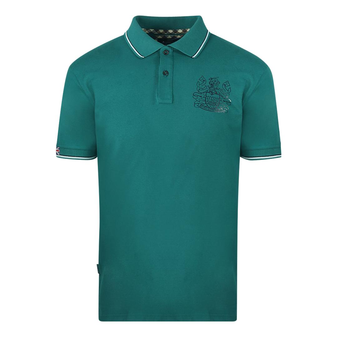 Aquascutum Aldis Wappen Grünes Poloshirt