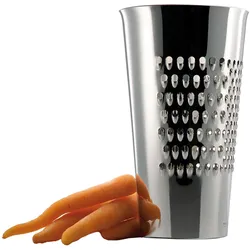 Eva Solo Raspel-Becher, Küchenreibe, Silber
