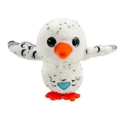 Happy Yappers Schneeeule, interaktiver sprechender Plüschvogel!