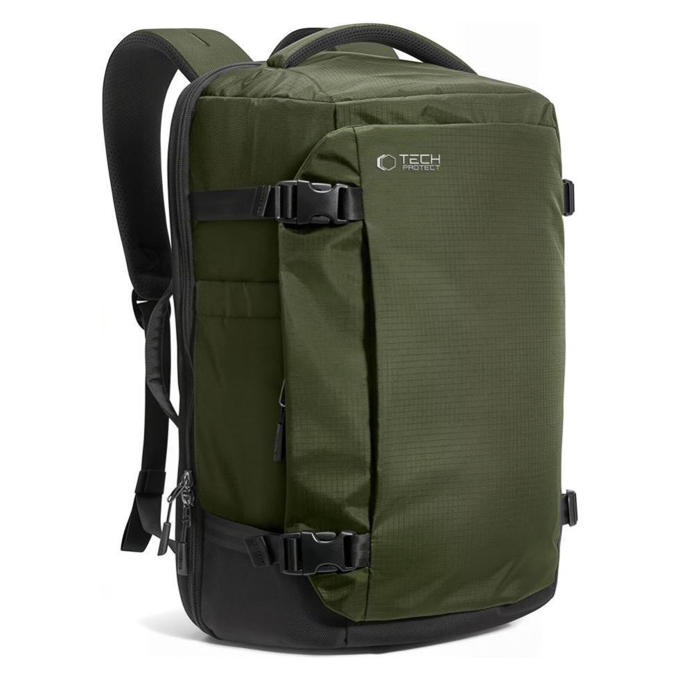 Tech-Protect DEFENDER S70 RYANAIR & WIZZAIR TRAVEL LAPTOP CABIN BACKPACK 24L 40x30x20 MILITARY GREEN (24 l) (5906302324576)