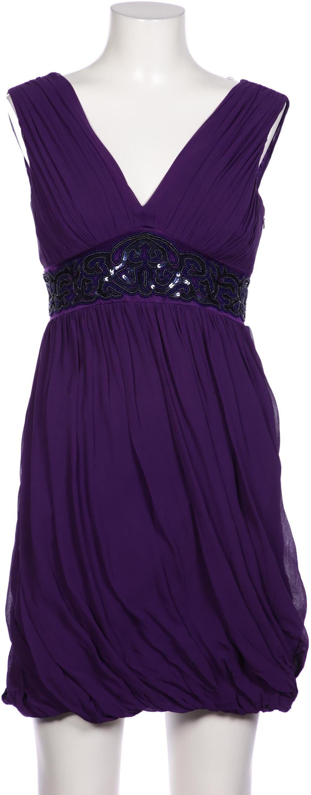 Monsoon Damen Kleid, Lila, Gr. EU 40, Seide / Synthetik - Second Hand