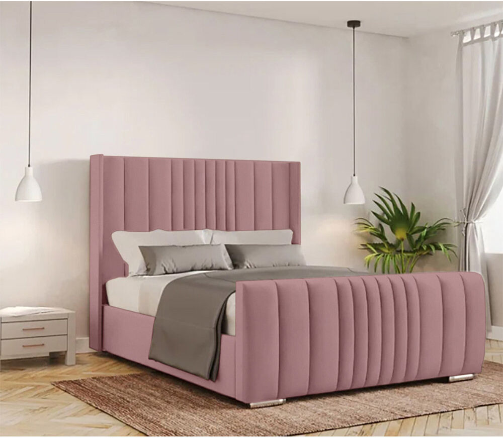 Fairmont Park Schwamm Upholstered Bed Frame Lilac Single (3')