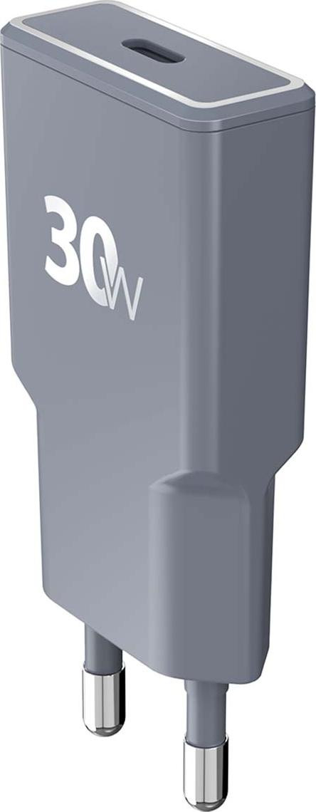 Force Power USB-A oplader 30W Power Delivery UltraGaN, grijs