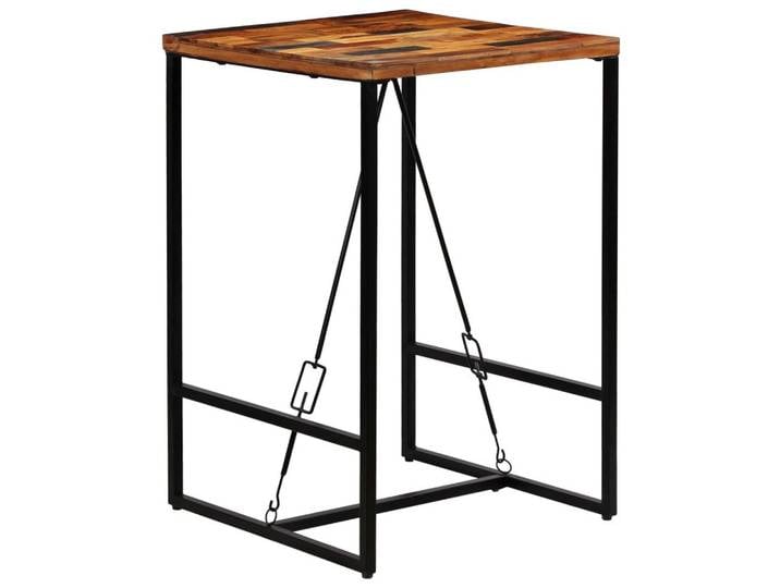 vidaXL Esstisch Bartisch Altholz Massiv 70x70x106 cm (1-St), Bartisch Altholz Massiv 70x70x106cm Stehtisch Bistrotisch Esstisch