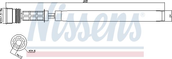 Nissens Trockner, Klimaanlage 95458 Für Vaughall Chevrolet