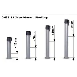 May Hülsen-Oberteil mit Überlänge für DMZ118