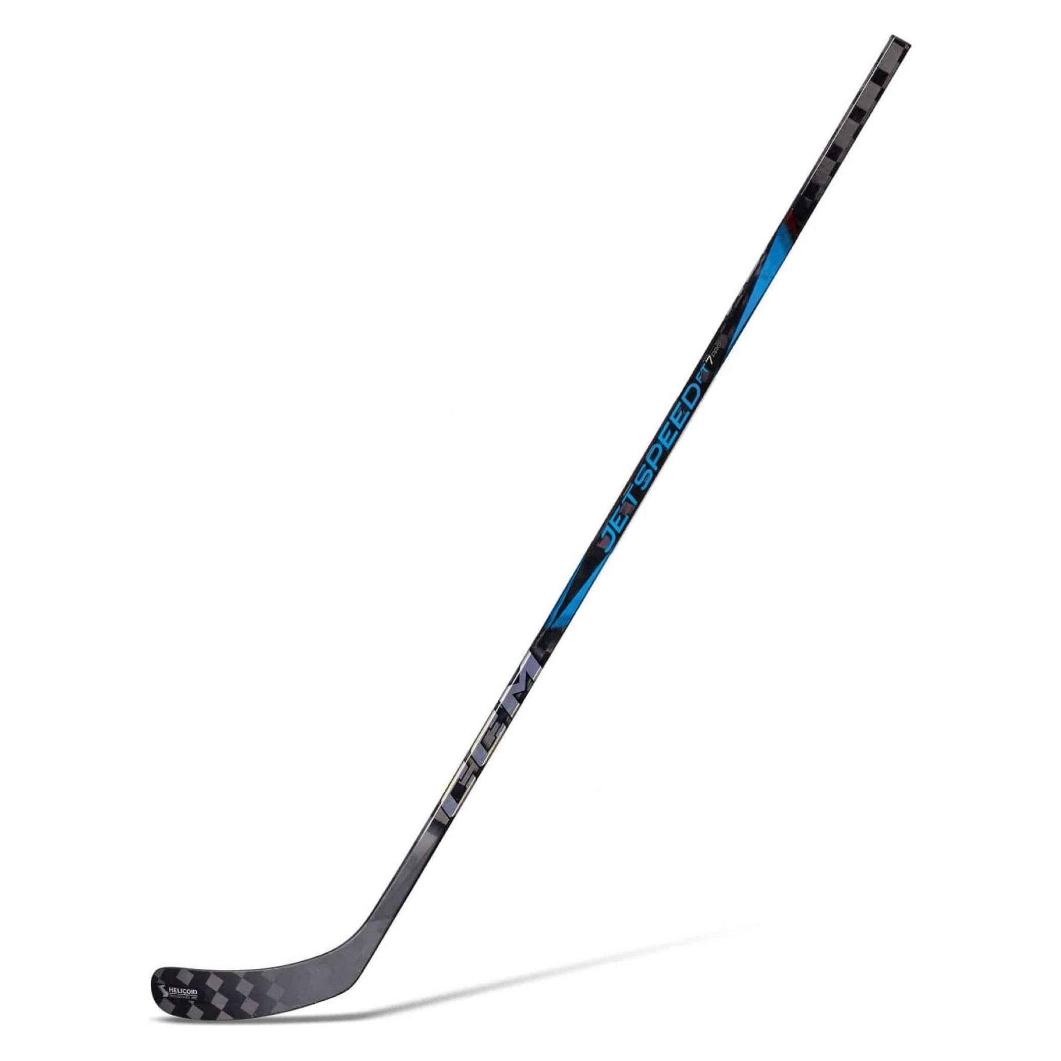 CCM JetSpeed FT7 PRO SR Custom Colors Hockey Composite Stick (Blau, Rechts, SR 85 Flex, 28) (Rechts) (58987671)