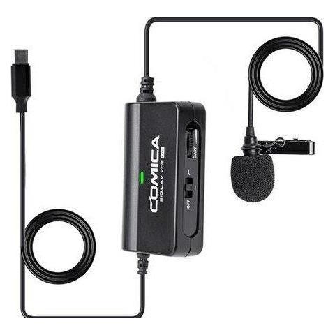 Comica Multi-functional Single Lavalier microphone for Devices with USB-C Interface SIG.LAV V05UC (SIG.LAV V05UC)