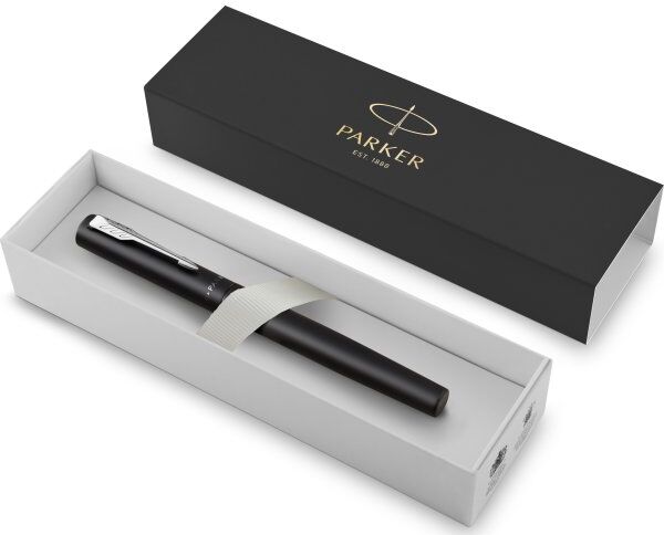 Parker Vector Xl Metallic Black Rollerball   F
