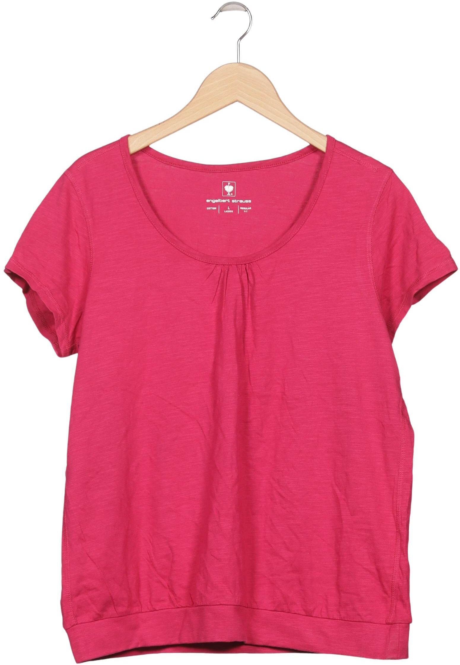 engelbert strauss Damen T-Shirt, Pink, Gr. L, Baumwolle - Second Hand