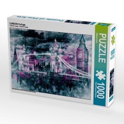 CALVENDO Puzzle LONDON Collage 1000 Teile Puzzle quer | 1000 Teile Lege-Größe 64 × 48 cm Foto-Puzzle für glückliche Stunden