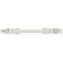 Wago 891-8993/005-202 konfektionierte Verbindungsleitung,Eca,Buchse Stecker,weiß 8918993005202
