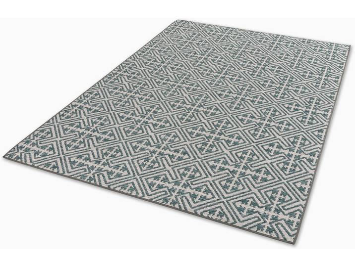 SCHÖNER WOHNEN-Kollektion Parkland 6351 222 rechteckig 5 mm Höhe In- und Outdoor geeignet, eleganter Flachflorteppich