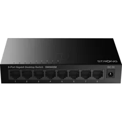 STRONG SW8000M - Switch, 8-Port, Gigabit Ethernet, Metall Gehäuse
